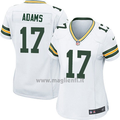 Maglia NFL Game Donna Green Bay Packers Adams Bianco